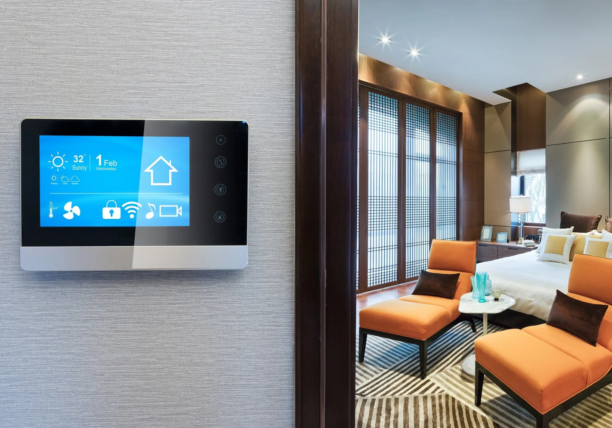 Smart home automation system with centralised lighting and control network
