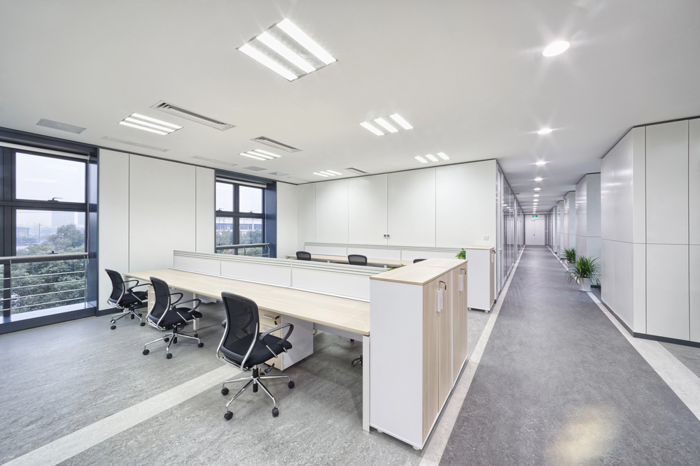 Smart lighting system installed in a modern Sydney commercial office